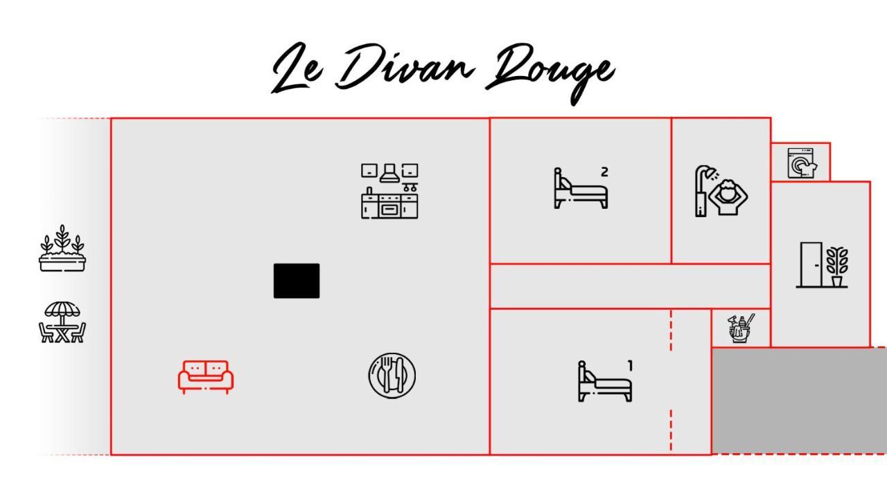 Le Divan Rouge apartement, next Atomium&Expo Brussel Buitenkant foto